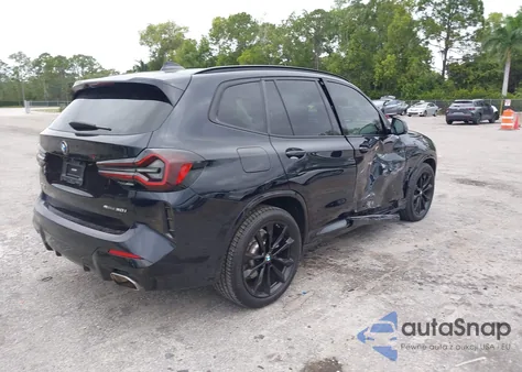 2022 BMW X3 Sdrive30I z USA, uszkodzony, nr VIN 5UX43DP09N9K95185